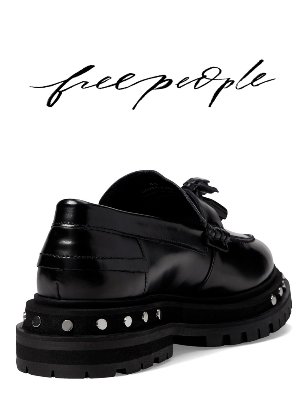 Free People Teagan Tassel Loafer Black EU 39 (US Women's 9) M - Picture 3 of 5